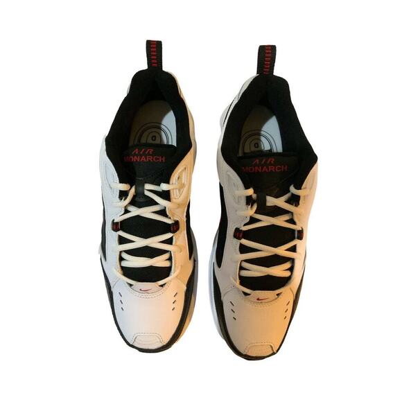 Nike Air Monarch IV Black Red Shoes Men's Size 10.5 Basketball Running Athletic - Picture 7 of 11